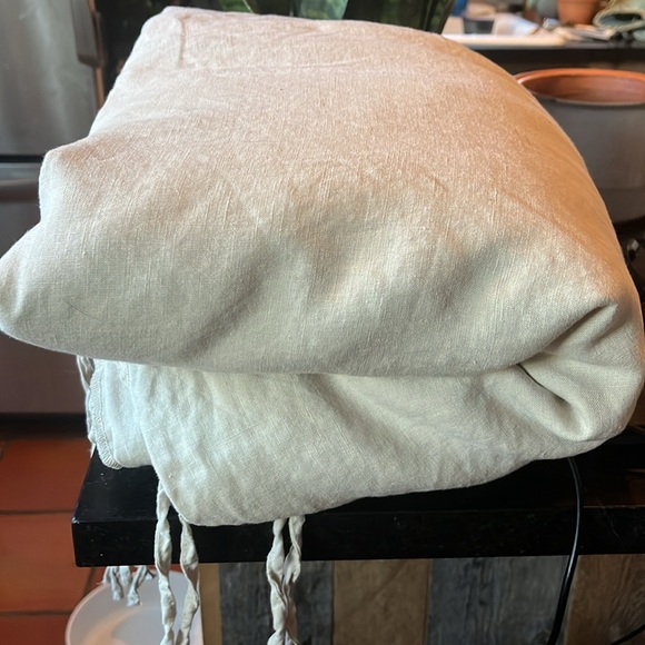 Baloo Stonewashed Linen Duvet Cover Oatmeal - Picture 5 of 5